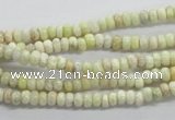 CRB14 15.5 inches 2*4mm rondelle lemon jade gemstone beads
