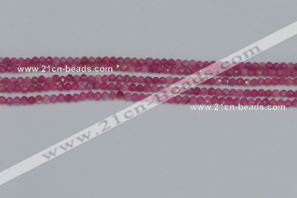 CRB1935 15.5 inches 2*3mm faceted rondelle pink tourmaline beads