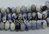 CRB22 15.5 inches 5*8mm rondelle sodalite gemstone beads