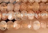 CRB2243 15.5 inches 2*3mm faceted rondelle golden sunstone beads