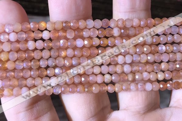 CRB2625 15.5 inches 2*3mm faceted rondelle moonstone beads