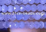 CRB2626 15.5 inches 2*3mm faceted rondelle aquamarine beads