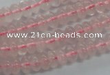 CRB27 15.5 inches 5*8mm rondelle rose quartz gemstone beads