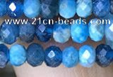 CRB3175 15.5 inches 2.5*4mm faceted rondelle tiny apatite beads