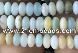 CRB4004 15.5 inches 2.5*4.5mm rondelle amazonite beads wholesale