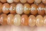 CRB4040 15.5 inches 4*6mm rondelle red aventurine beads wholesale