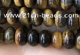 CRB4044 15.5 inches 4*6mm rondelle yellow tiger eye beads wholesale