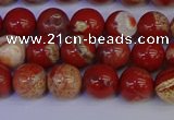 CRE302 15.5 inches 8mm round red jasper beads wholesale