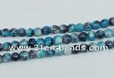 CRF55 15.5 inches 4mm round dyed rain flower stone beads wholesale