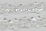 CRG14 15.5 inches 16*16mm star white crystal gemstone beads