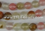CRO158 15.5 inches 8mm round volcano cherry quartz beads wholesale