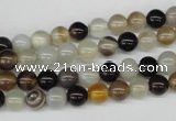 CRO23 15.5 inches 6mm round agate gemstone beads wholesale