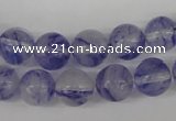 CRO254 15.5 inches 10mm round watermelon blue beads wholesale