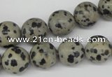 CRO385 15.5 inches 14mm round dalmatian jasper beads wholesale