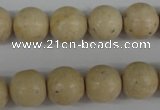 CRO388 15.5 inches 14mm round jasper gemstone beads wholesale