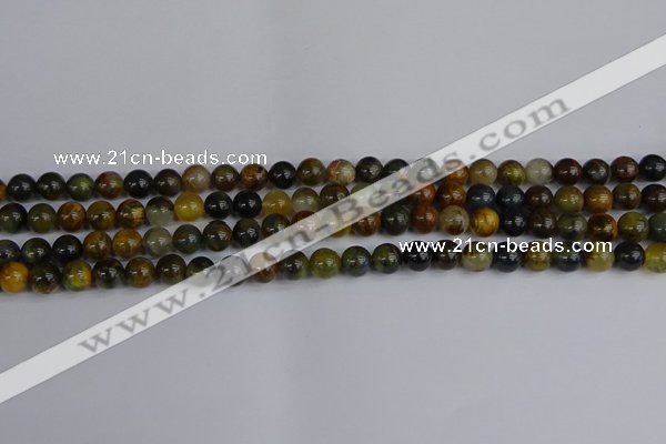 CRO901 15.5 inches 6mm round golden pietersite beads wholesale