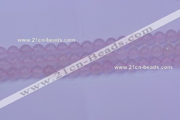 CRQ203 15.5 inches 10mm round Mozambique rose quartz beads