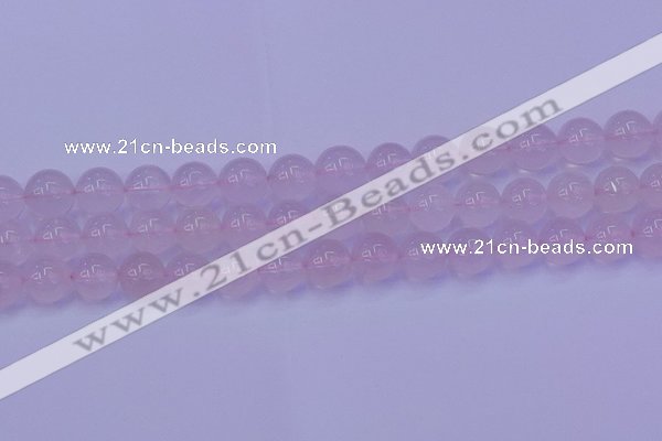CRQ204 15.5 inches 12mm round Mozambique rose quartz beads