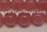 CRQ463 15.5 inche 10mm round AA grade Madagascar rose quartz beads