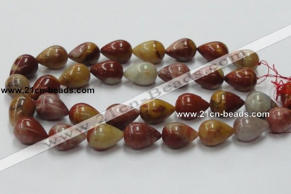 CRS08 15.5 inches 18*25mm teardrop rainbow stone beads wholesale