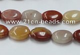 CRS16 15.5 inches 10*14mm oval rainbow stone beads wholesale