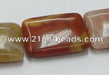 CRS22 15.5 inches 23*30mm rectangle rainbow stone beads wholesale