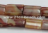 CRS24 15.5 inches 15*20mm flat column rainbow stone beads wholesale