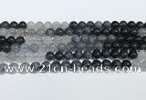 CRU1001 15.5 inches 8mm round mixed rutilated quartz beads