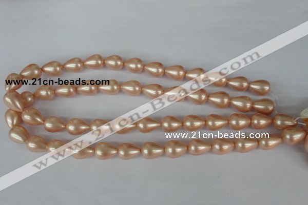 CSB110 15.5 inches 11*15mm teardrop shell pearl beads wholesale