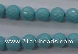 CSB1176 15.5 inches 12mm faceted round shell pearl beads