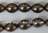 CSB123 15.5 inches 12*15mm rice shell pearl beads wholesale