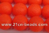 CSB1341 15.5 inches 6mm matte round shell pearl beads wholesale