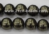 CSB622 15.5 inches 14mm whorl round shell pearl beads