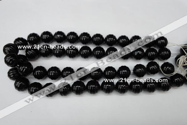 CSB897 15.5 inches 16mm whorl round shell pearl beads wholesale