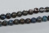 CSD36 15.5 inches 6mm round dyed stripe jasper gemstone beads