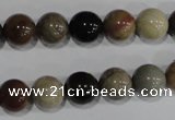 CSE5204 15.5 inches 12mm round sea sediment jasper beads wholesale