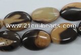 CSN06 15.5 inches 13*18mm oval new snake skin jasper beads