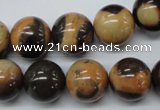 CSN15 15.5 inches 14mm round new snake skin jasper beads