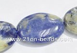 CSO11 15.5 inches 13*18mm oval A grade sodalite beads wholesale