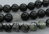 CSW102 15.5 inches 8mm round seaweed quartz beads wholesale