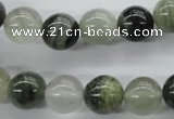 CSW103 15.5 inches 10mm round seaweed quartz beads wholesale