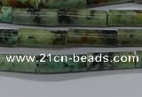 CTB344 15.5 inches 4*13mm tube African turquoise beads wholesale