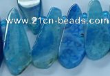 CTD2703 15.5 inches 10*25mm - 18*50mm freeform agate beads