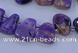 CTD3652 Top drilled 10*14mm - 15*20mm freeform charoite beads