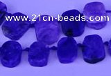 CTD3888 Top drilled 10*14mm - 11*15mm freeform charoite beads