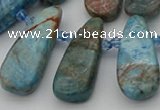 CTD491 Top drilled 10*22mm - 15*45mm freeform apatite beads