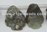 CTD615 Top drilled 15*20mm - 25*35mm freeform agate gemstone beads
