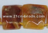 CTD662 Top drilled 25*30mm - 30*40mm freeform agate beads