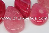 CTD686 Top drilled 18*25mm - 28*40mm freeform agate gemstone beads