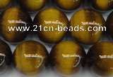 CTE1230 15.5 inches 14mm round A grade yellow tiger eye beads